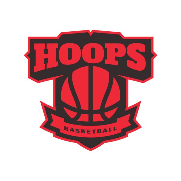 Hoops Basketball logo template  Miniatura