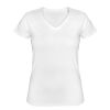 Playera Dama: Algodón Peinado Cuello V Miniatura