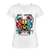 Playera Dama: Algodón Peinado Cuello V Miniatura