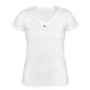 Playera Dama: Algodón Peinado Cuello V Miniatura