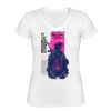 Playera Dama: Algodón Peinado Cuello V Miniatura