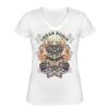 Playera Dama: Algodón Peinado Cuello V Miniatura