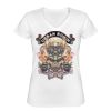 Playera Dama: Algodón Peinado Cuello V Miniatura