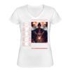 Playera Dama: Algodón Peinado Cuello V Miniatura