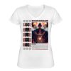 Playera Dama: Algodón Peinado Cuello V Miniatura