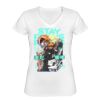 Playera Dama: Algodón Peinado Cuello V Miniatura