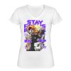 Playera Dama: Algodón Peinado Cuello V Miniatura