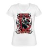 Playera Dama: Algodón Peinado Cuello V Miniatura