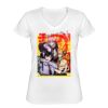 Playera Dama: Algodón Peinado Cuello V Miniatura