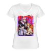 Playera Dama: Algodón Peinado Cuello V Miniatura