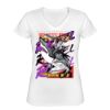 Playera Dama: Algodón Peinado Cuello V Miniatura