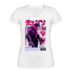 Playera Dama: Algodón Peinado Cuello V Miniatura