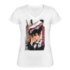 Playera Dama: Algodón Peinado Cuello V Miniatura