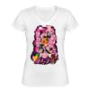 Playera Dama: Algodón Peinado Cuello V Miniatura