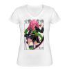 Playera Dama: Algodón Peinado Cuello V Miniatura