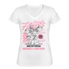 Playera Dama: Algodón Peinado Cuello V Miniatura